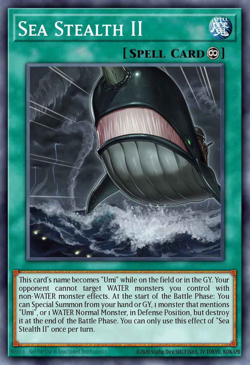 Sea Stealth II Rare LED9-EN021 Legendary Duelists Duels From the Deep Yugioh card