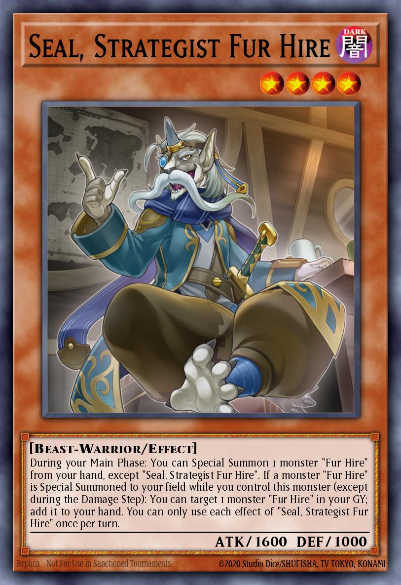 Seal Strategist Fur Hire Common MP19-EN248 2019 Gold Sarcophagus Tin Mega Pack Yugioh card