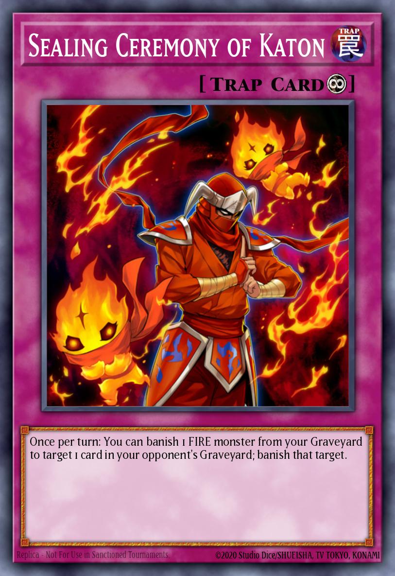 Sealing Ceremony of Katon Common ORCS-EN080 Order of Chaos Yugioh card
