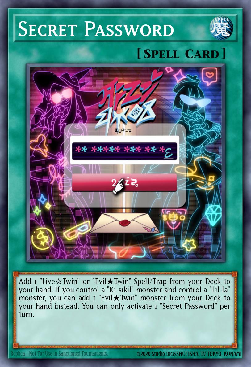 Secret Password Super Rare GEIM-EN020 Genesis Impact Yugioh card