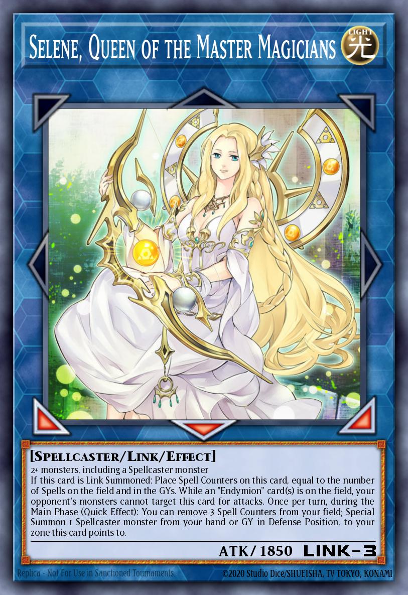 Selene, Queen of the Master Magicians Ultra Rare CH02-EN049 THE CHRONICLES DECK: Spirit Charmers (All-Foil Edition) Yugioh card