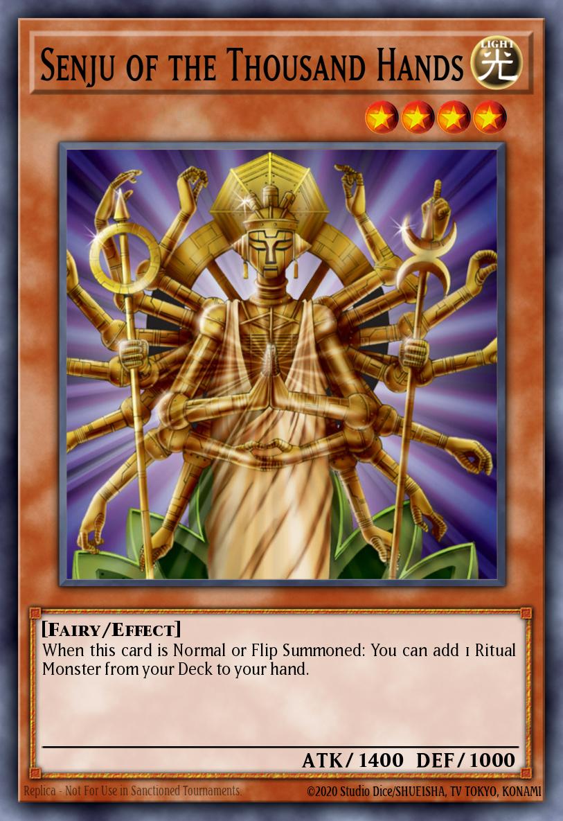 Senju of the Thousand Hands Common AP07-EN016 Astral Pack Seven Yugioh card