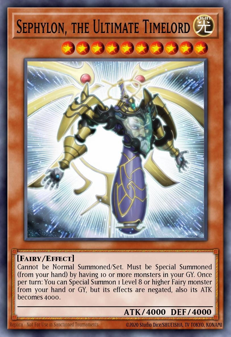 Sephylon the Ultimate Timelord Ultra Rare BLRR-EN056 Battles of Legend Relentless Revenge Yugioh card