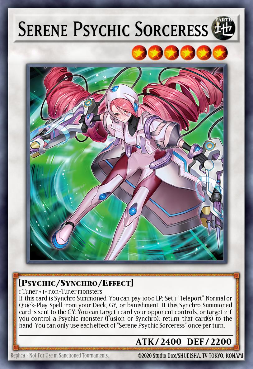 Serene Psychic Sorceress Common DOOD-EN042 Doom of Dimensions Yugioh card