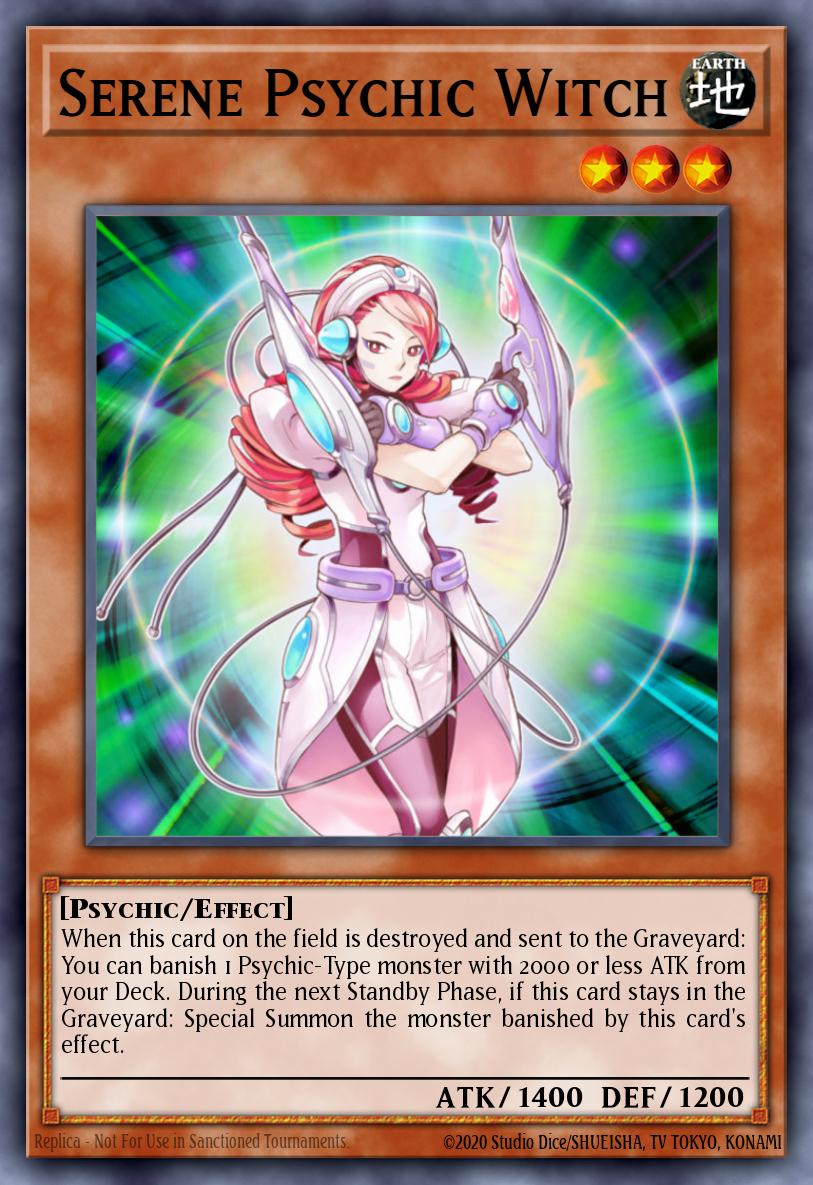 Serene Psychic Witch Super Rare AP03-EN004 Astral Pack Three Yugioh card