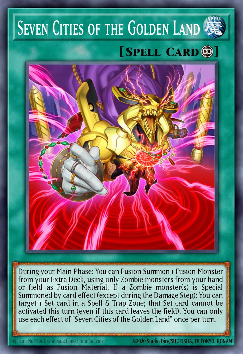 Seven Cities of the Golden Land Ultra Rare BLVO-EN062 Blazing Vortex Yugioh card