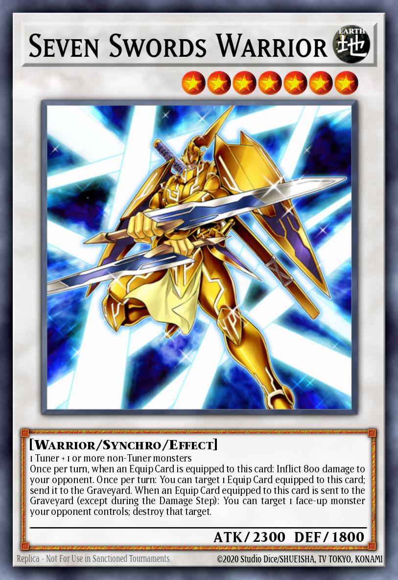 Seven Swords Warrior Ultra Rare JUMP-EN047 Shonen Jump December 2010 subscription bonus Yugioh card
