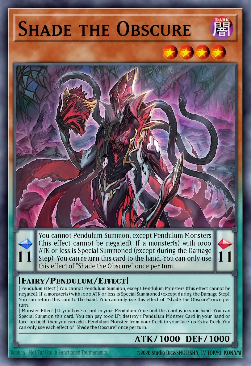 Shade the Obscure Secret Rare BLZD-EN083 Blazing Dominion Yugioh card