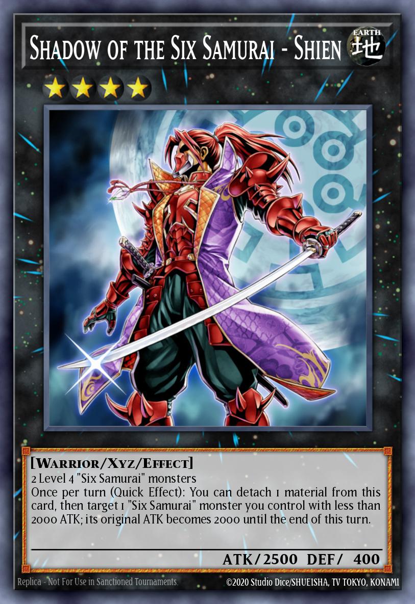 Shadow of the Six Samurai - Shien Ultra Rare SDWA-EN041 Samurai Warlords Structure Deck Yugioh card