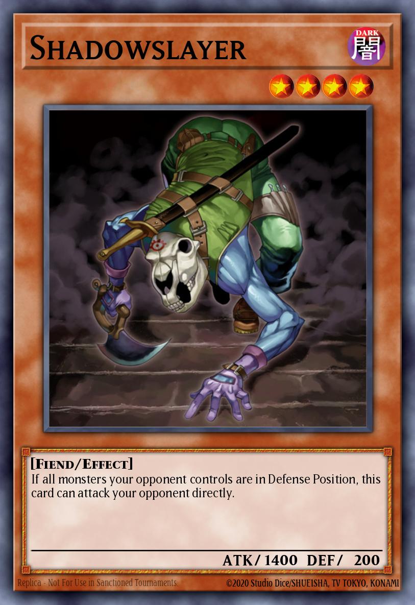Shadowslayer Rare DR3-EN144 Dark Revelation Volume 3 Yugioh card