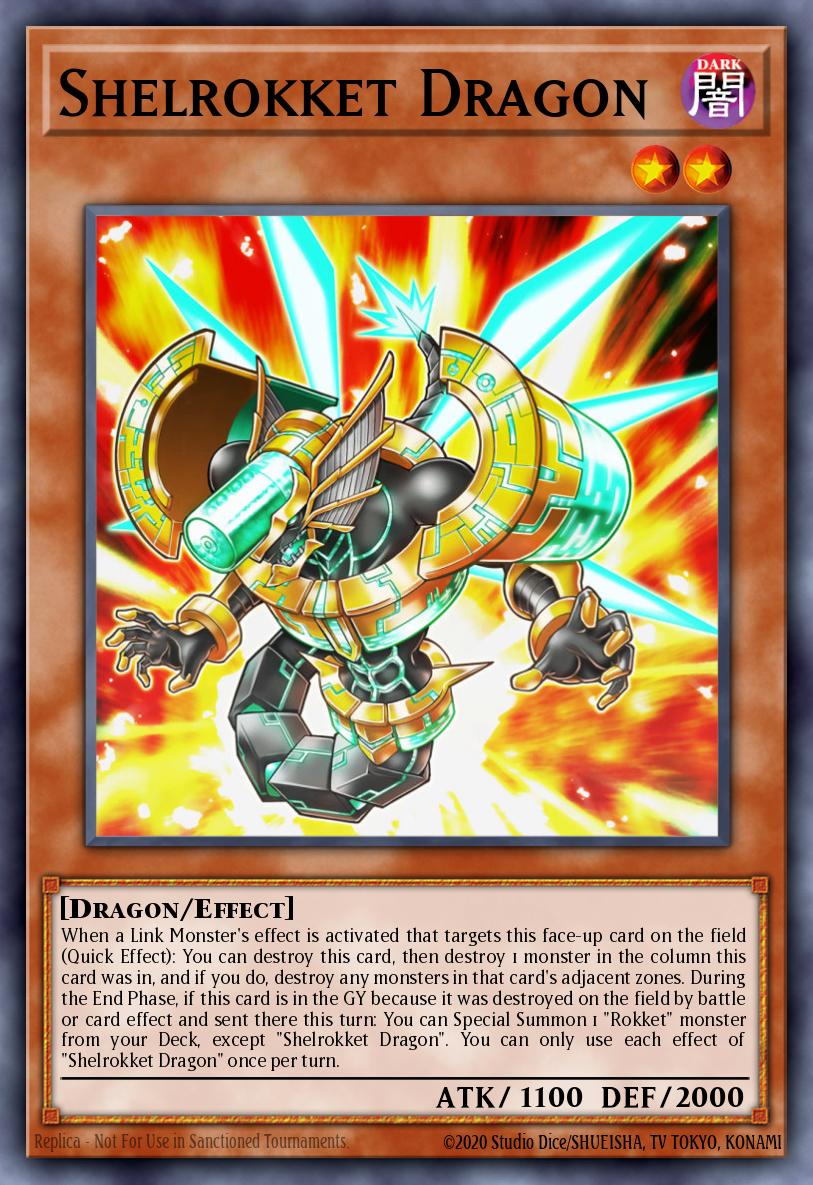 Shelrokket Dragon Rare MP18-EN175 2018 Mega-Tin Mega Pack Yugioh card