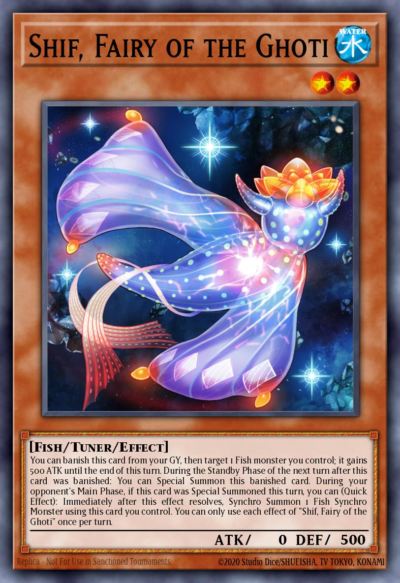 Shif Fairy of the Ghoti Super Rare POTE-EN087 Power of the Elements Yugioh card