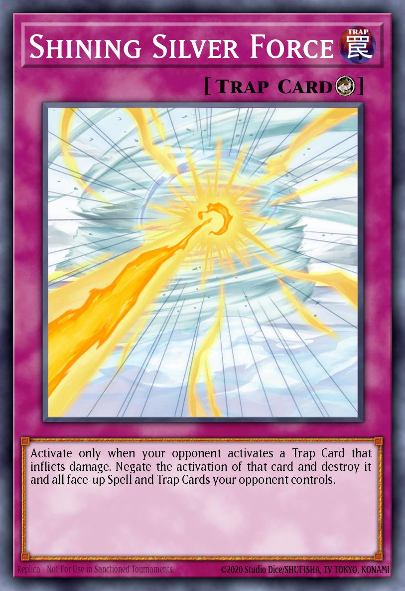 Shining Silver Force Rare CRMS-EN066 Crimson Crisis Yugioh card