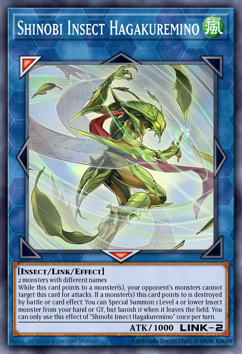 Shinobi Insect Hagakuremino Common MP22-EN183 2022 Tin of the Pharaohs Gods Yugioh card