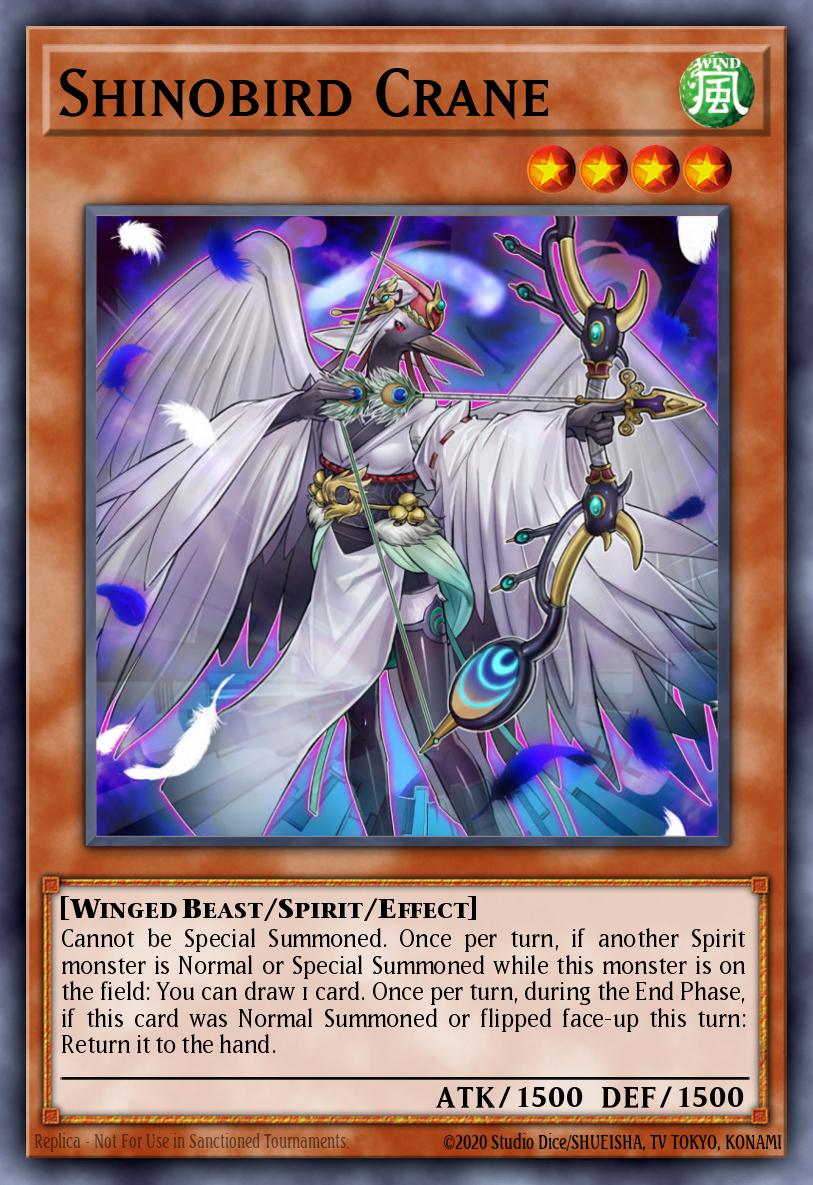 Shinobird Crane Common MP17-EN189 2017 Mega-Tin Mega Pack Yugioh card