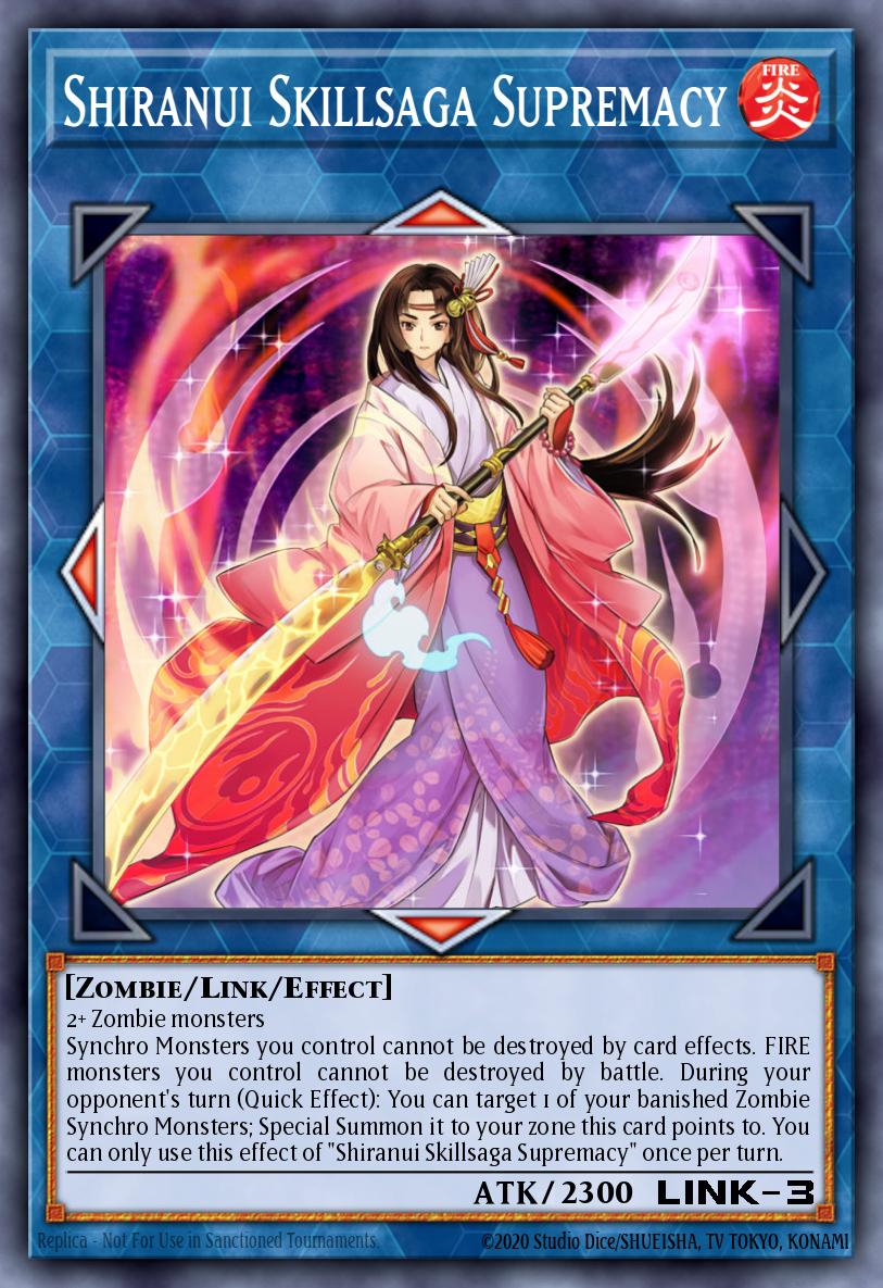 Shiranui Skillsaga Supremacy Ultra Rare SAST-EN054 Savage Strike Yugioh card