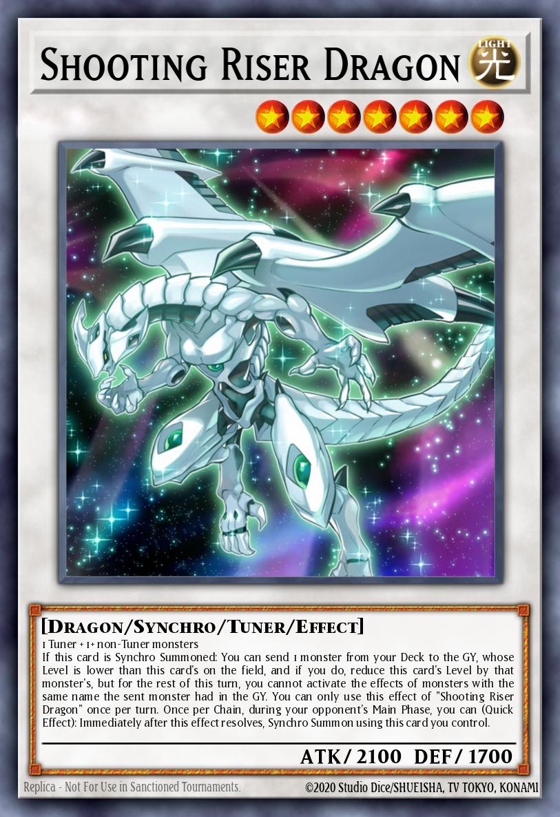 Shooting Riser Dragon Super Rare DANE-ENSE3 Dark Neostorm Special Edition Yugioh card