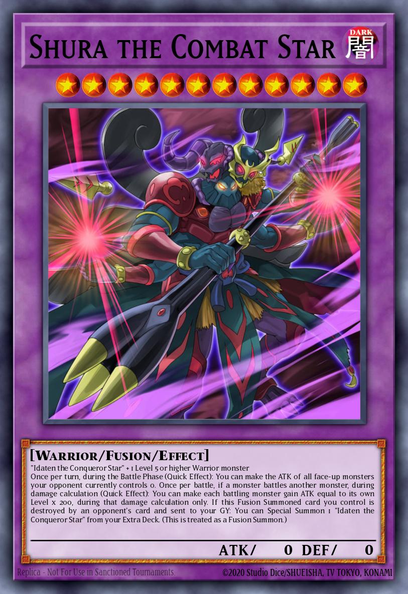 Shura the Combat Star Ultra Rare BLRR-EN040 Battles of Legend Relentless Revenge Yugioh card