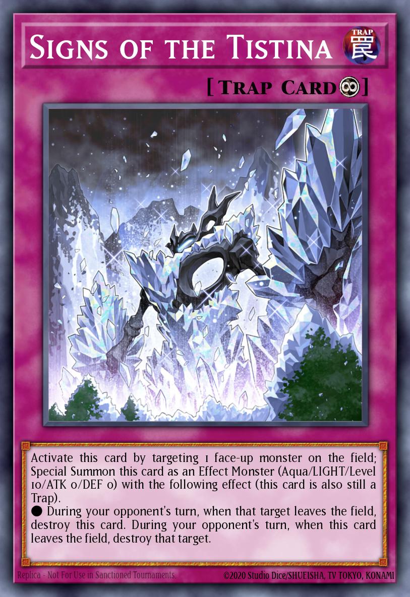 Signs of the Tistina Common DUNE-EN092 Duelist Nexus Yugioh card