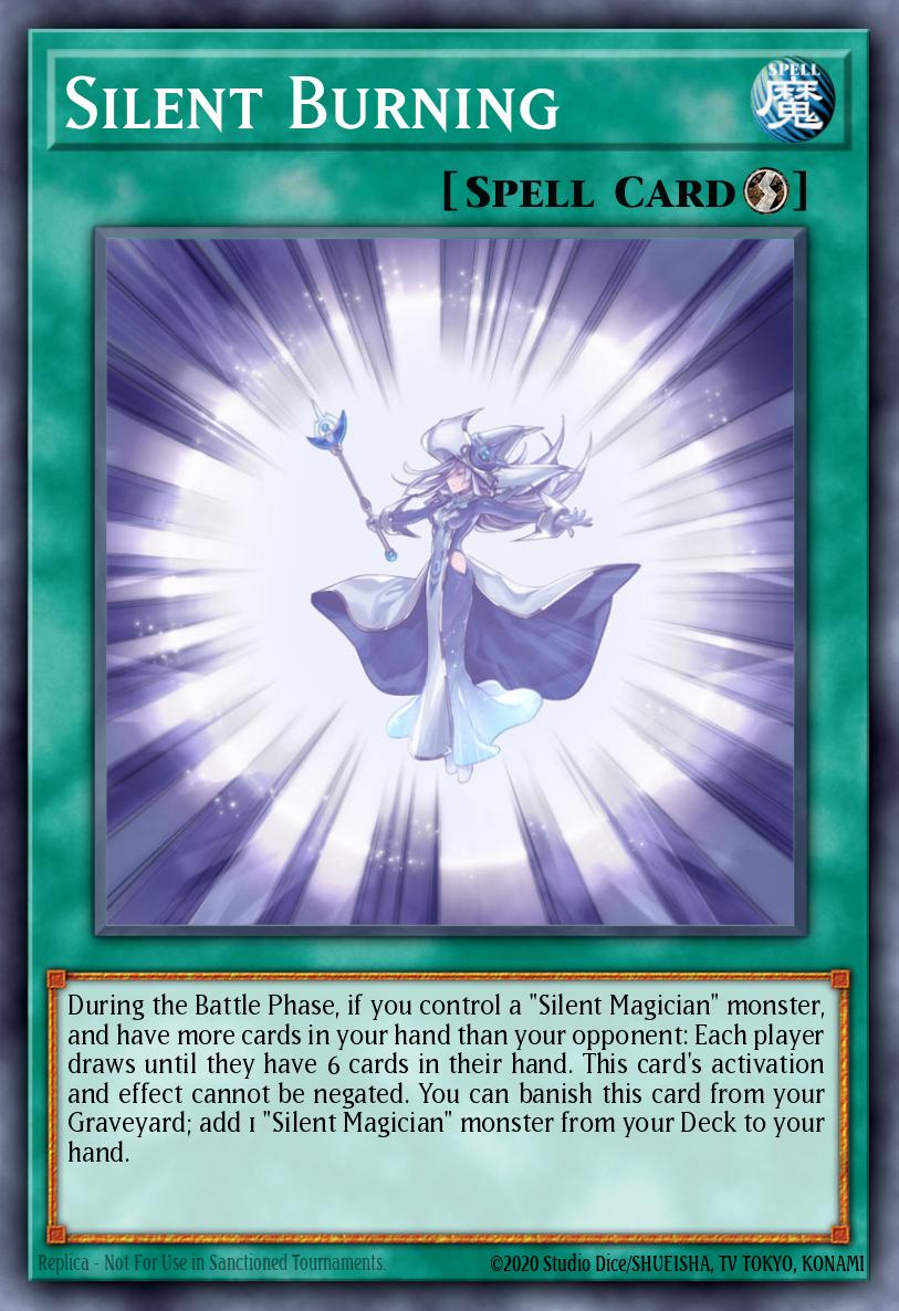 Silent Burning Super Rare DPRP-EN005 Duelist Pack Rivals of the Pharaoh Yugioh card