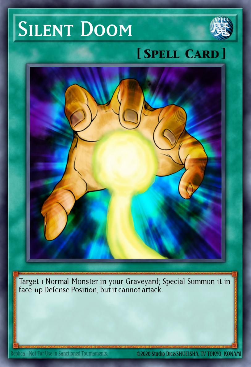 Silent Doom Ultra Rare KC01-EN043 25th Anniversary Ultimate Kaiba Set Yugioh card