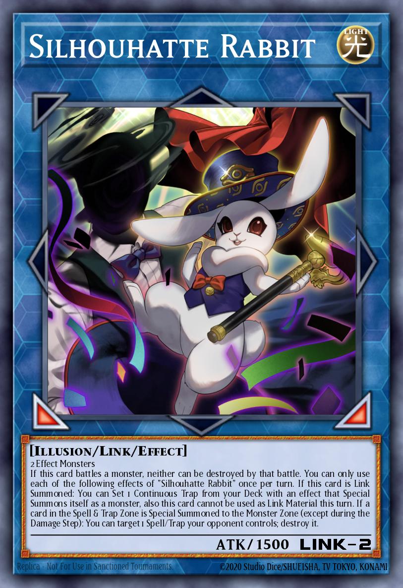 Silhouhatte Rabbit Ultra Rare CH02-EN048 THE CHRONICLES DECK: Spirit Charmers (All-Foil Edition) Yugioh card