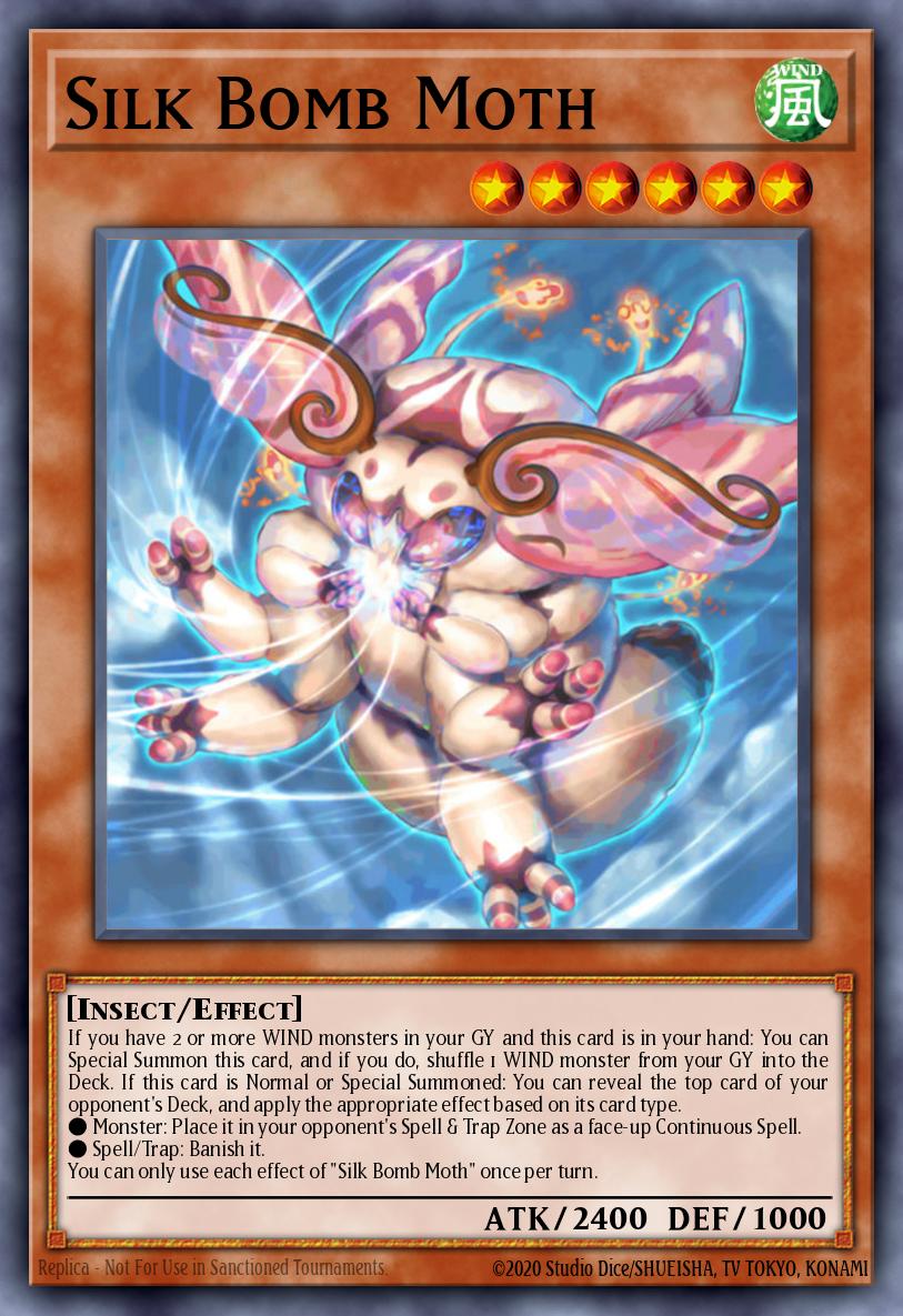 Silk Bomb Moth Common DOOD-EN088 Doom of Dimensions Yugioh card