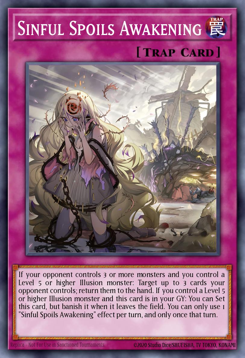 Sinful Spoils Awakening Super Rare SUDA-EN069 Supreme Darkness Yugioh card