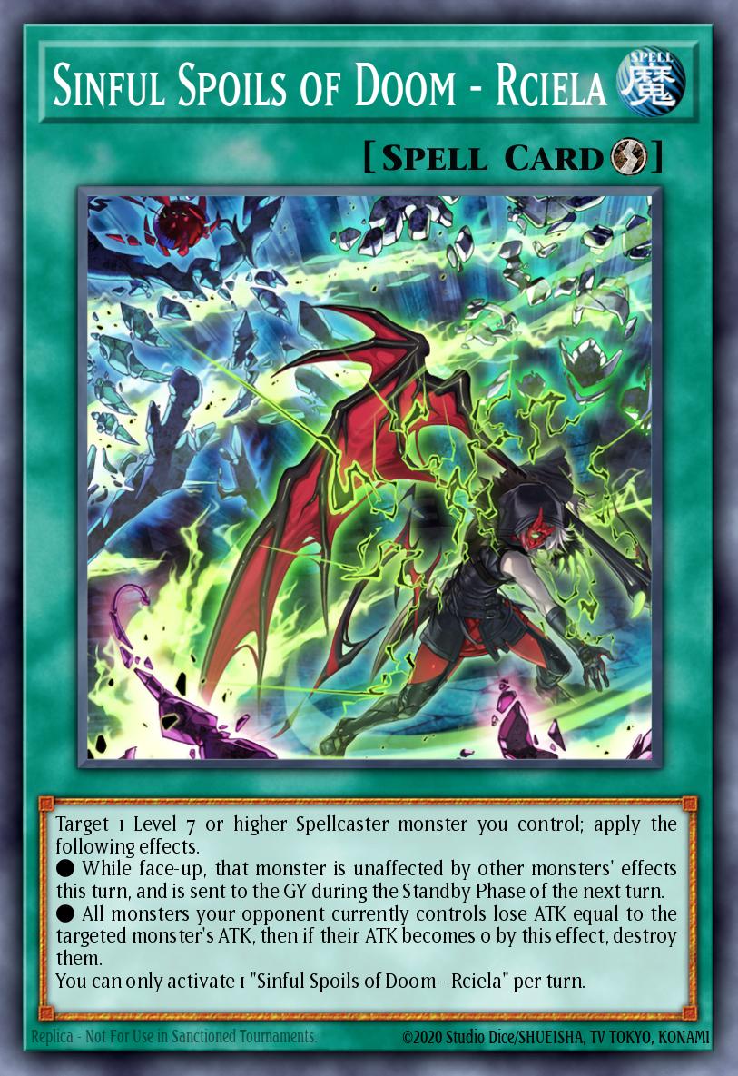 Sinful Spoils of Doom - Rciela Ultra Rare MP24-EN239 25th Anniversary Tin Dueling Mirrors Yugioh card
