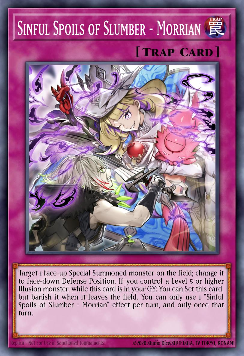 Sinful Spoils of Slumber - Morrian Ultra Rare MP25-EN202 2025 Mega-Pack Tin Yugioh card