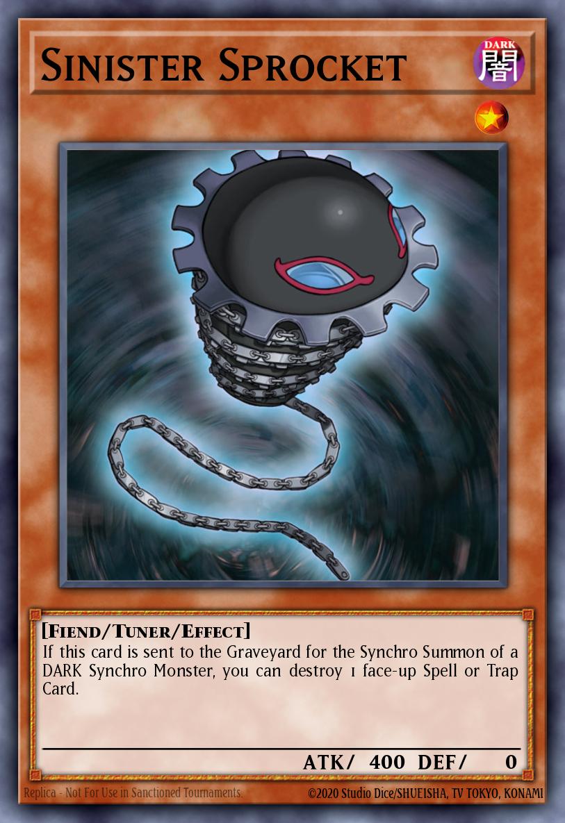 Sinister Sprocket Super Rare TDGS-EN009 The Duelist Genesis Yugioh card