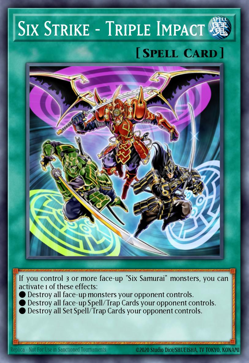 Six Strike - Triple Impact Common STOR-EN049 Storm of Ragnarok Yugioh card