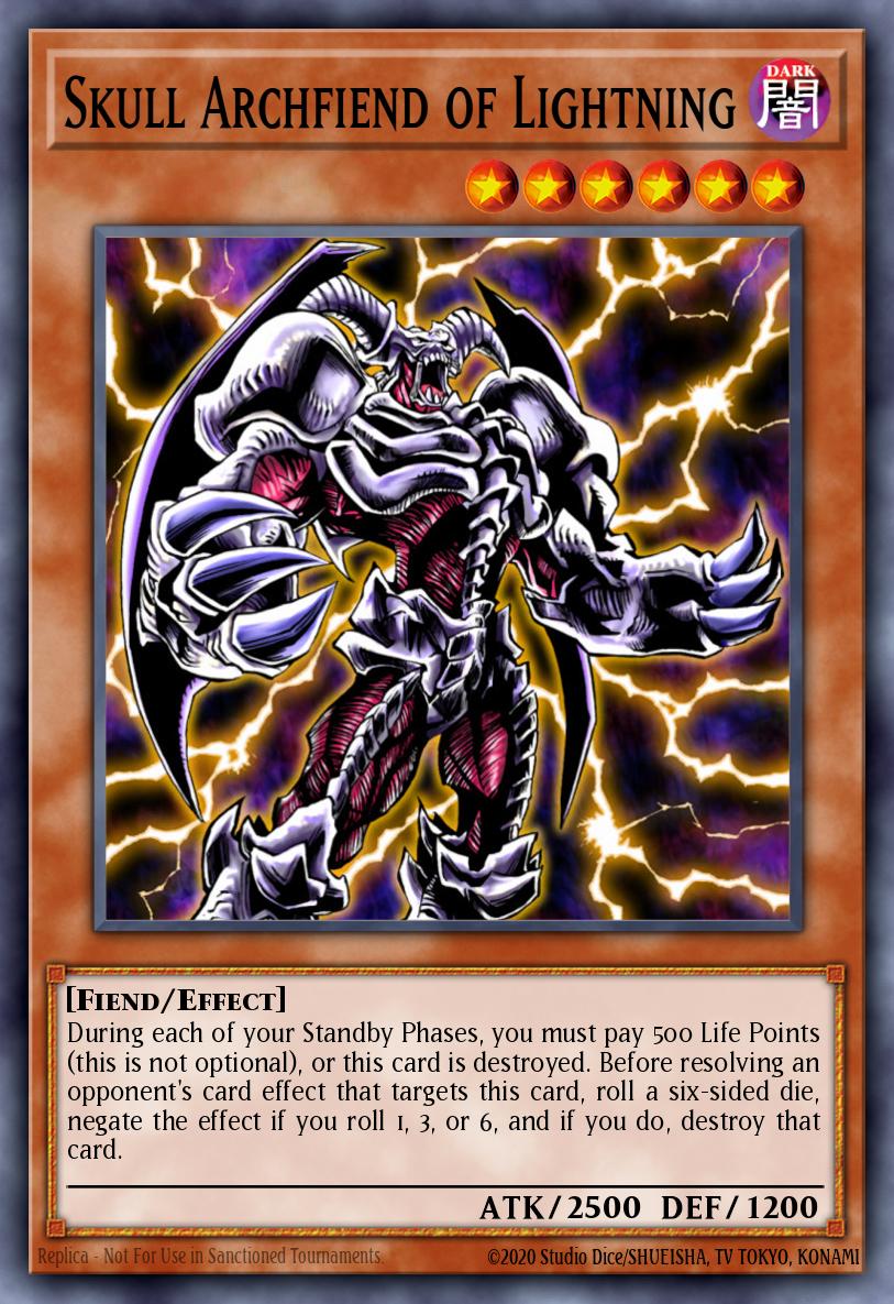 Skull Archfiend of Lightning Rare BP01-EN006 Battle Pack Epic Dawn Yugioh card
