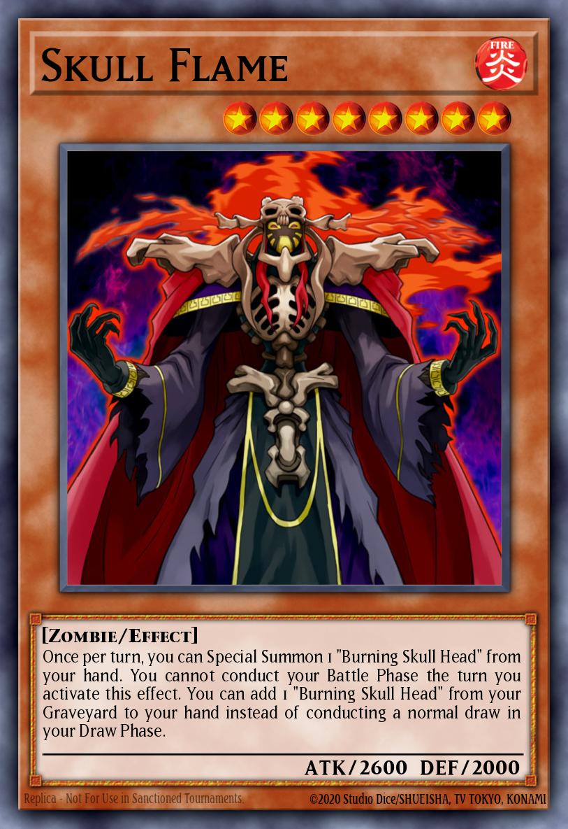 Skull Flame Super Rare WB01-EN002 Yu-Gi-Oh! 5Ds Wheelie Breakers Promotional Cards Yugioh card