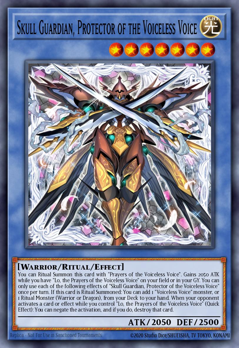 Skull Guardian Protector of the Voiceless Voice Prismatic Secret Rare MP25-EN055 2025 Mega-Pack Tin Yugioh card