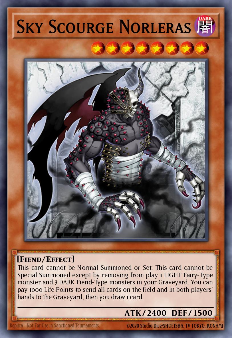 Sky Scourge Norleras Super Rare FOTB-EN022 Force of the Breaker Yugioh card