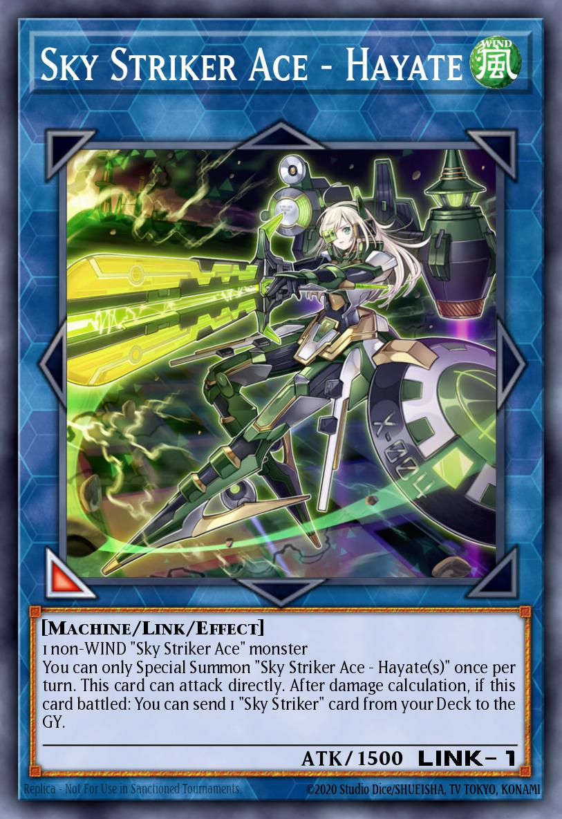 Sky Striker Ace - Hayate 2 L26D-ENS27 Legendary Modern Decks 2026 Yugioh card