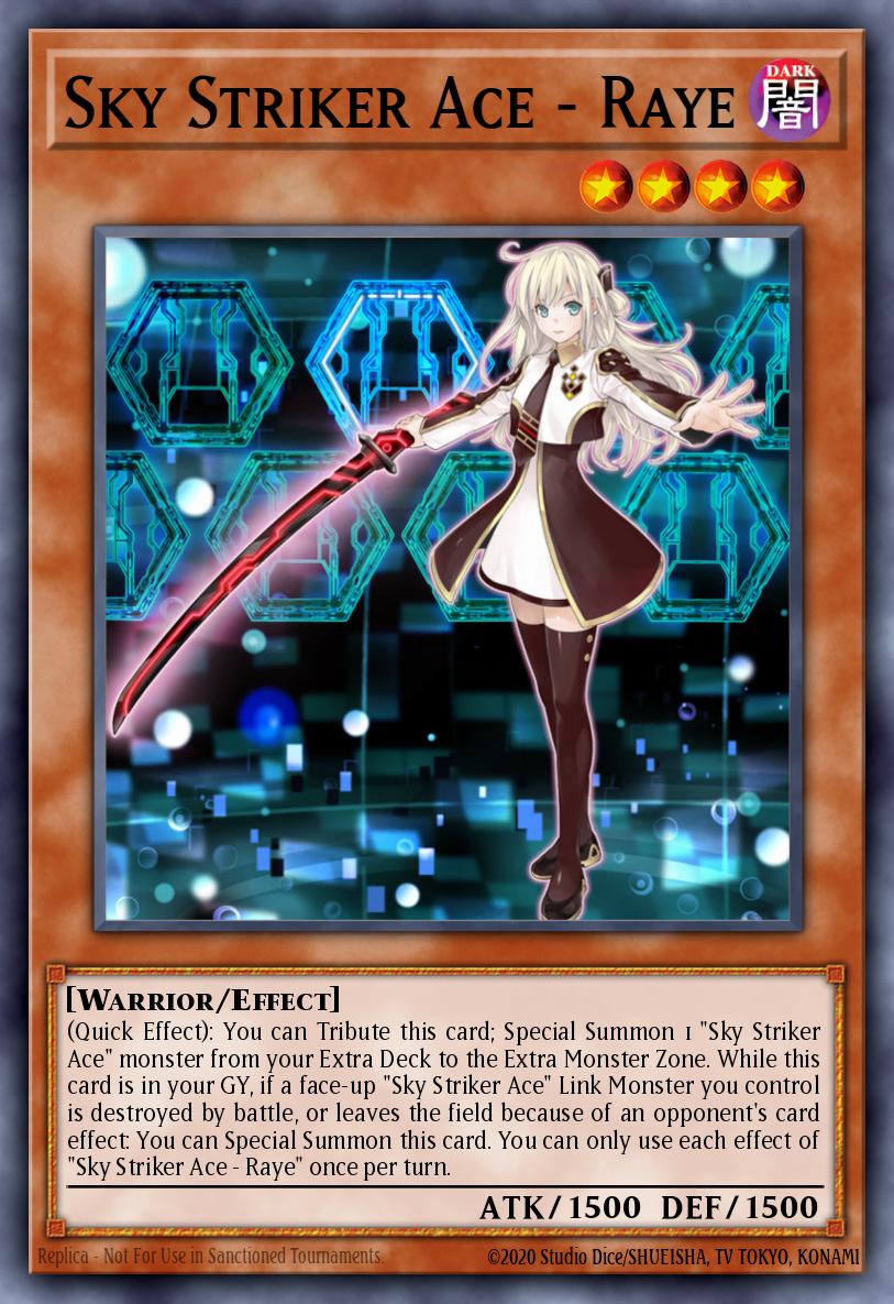 Sky Striker Ace - Raye 3 L26D-ENS01 Legendary Modern Decks 2026 Yugioh card