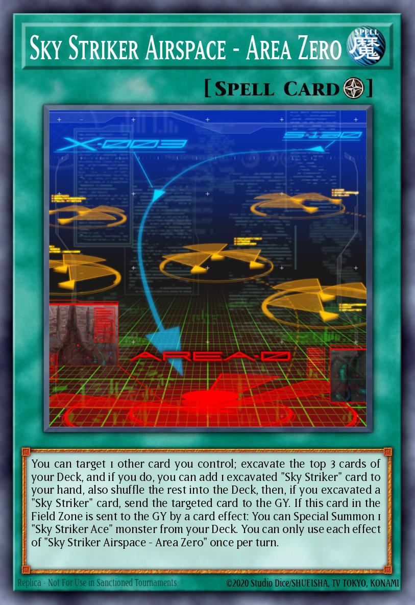 Sky Striker Airspace - Area Zero Common L26D-ENS19 Legendary Modern Decks 2026 Yugioh card