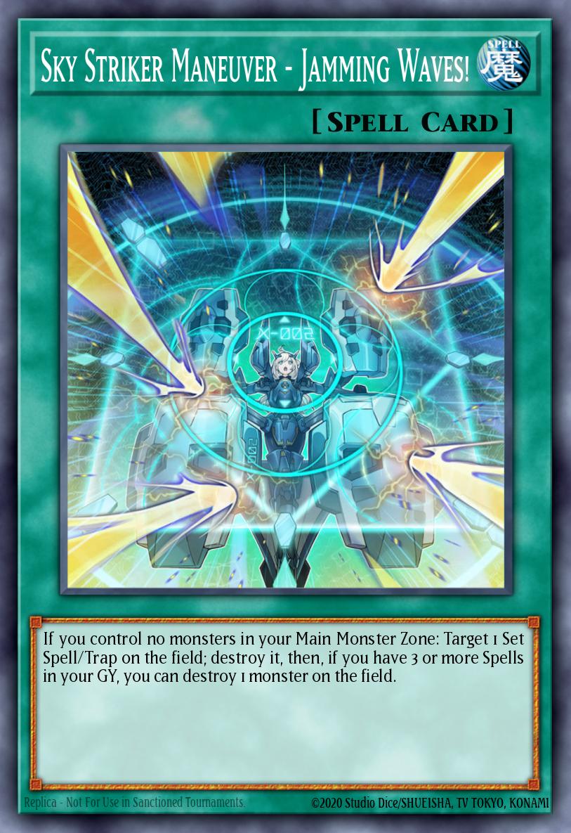 Sky Striker Maneuver - Jamming Waves! Common L26D-ENS12 Legendary Modern Decks 2026 Yugioh card