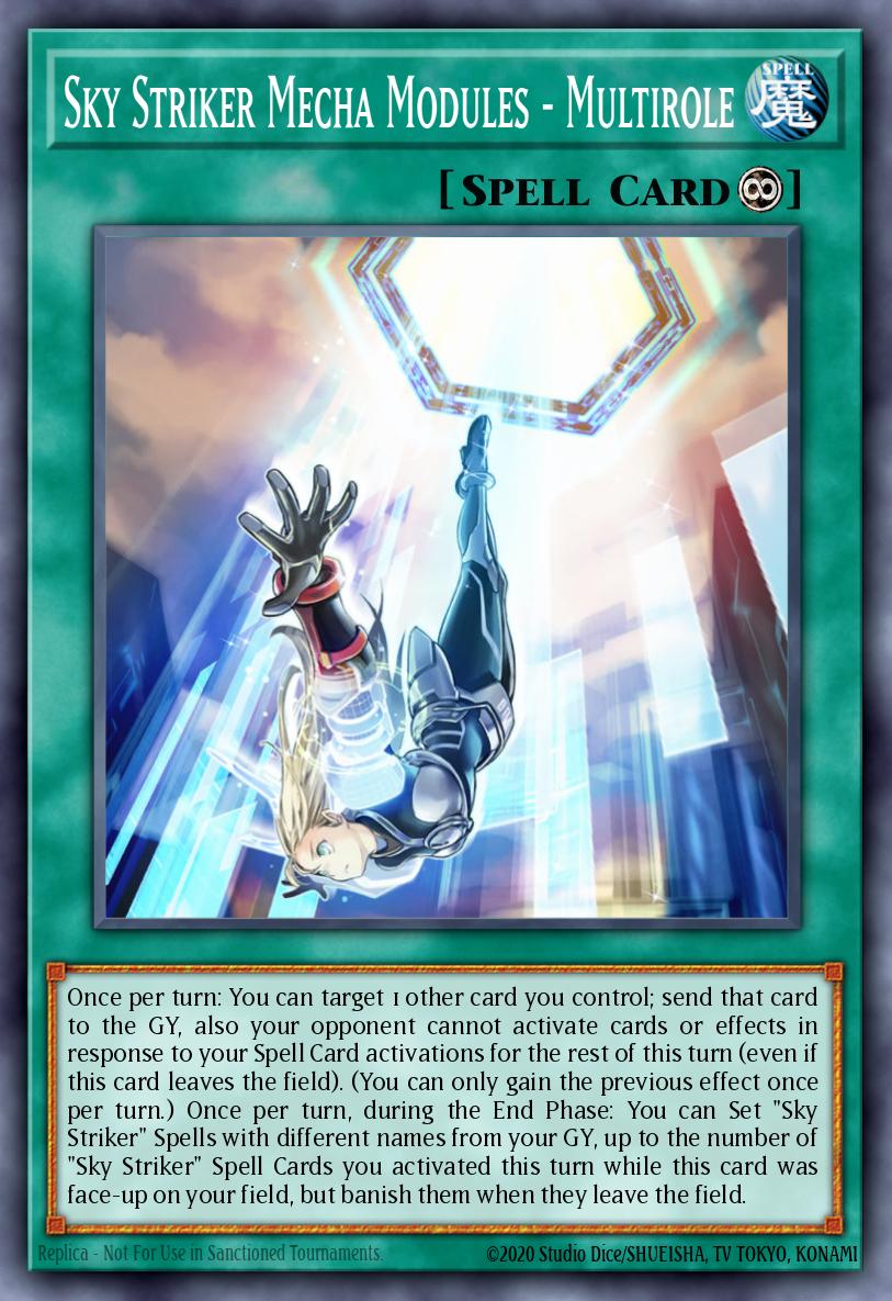 Sky Striker Mecha Modules - Multirole Common L26D-ENS18 Legendary Modern Decks 2026 Yugioh card