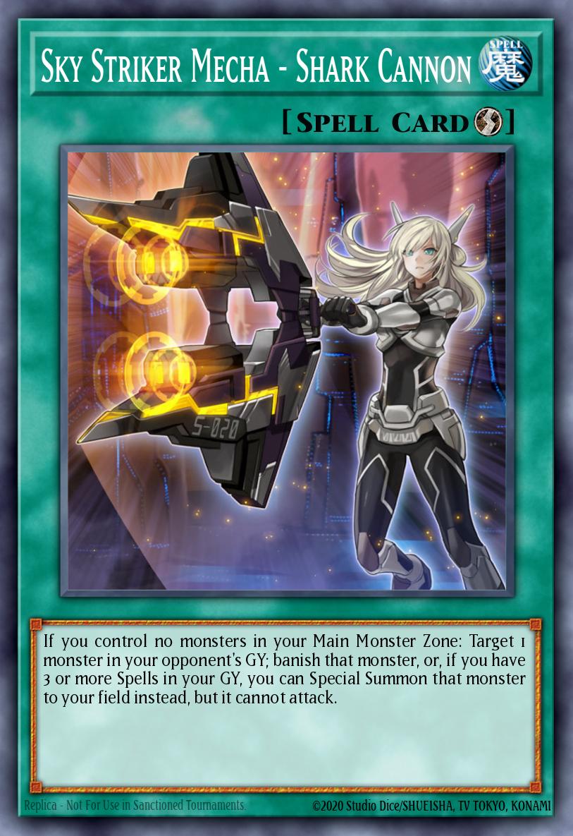 Sky Striker Mecha - Shark Cannon Common L26D-ENS16 Legendary Modern Decks 2026 Yugioh card