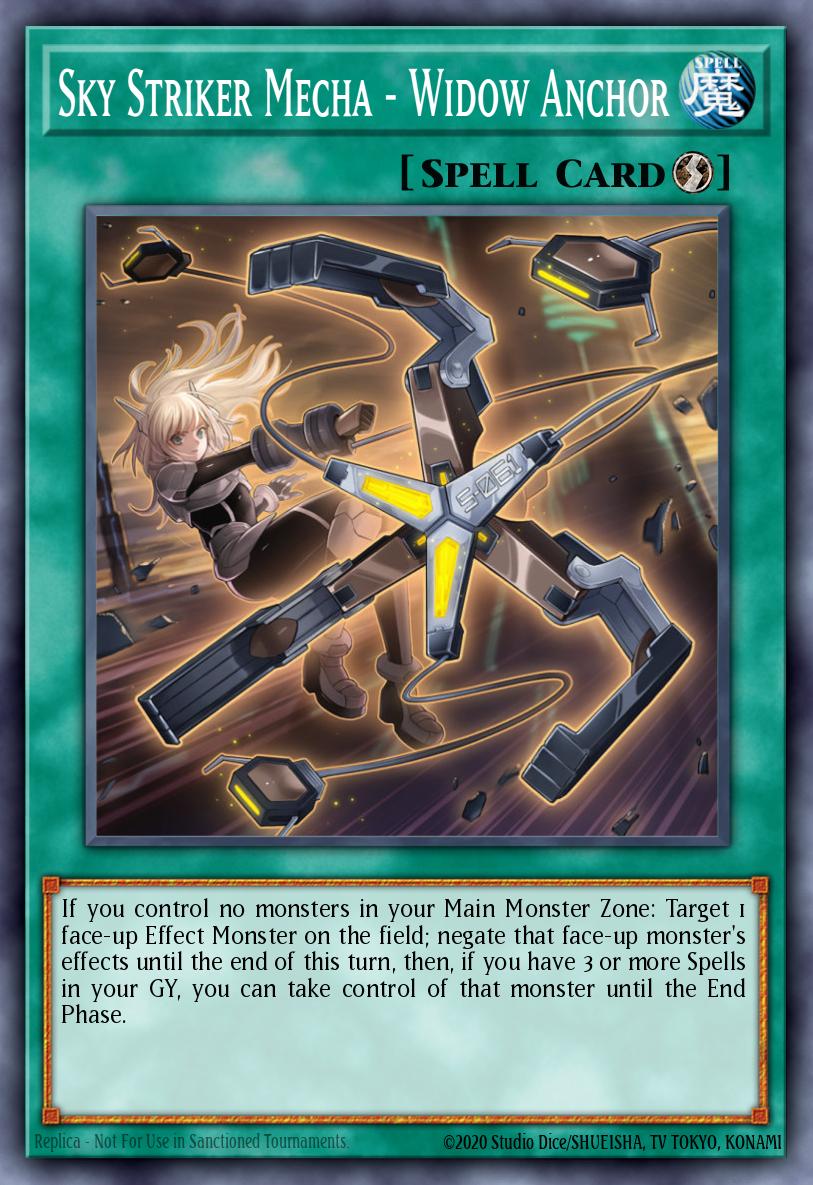 Sky Striker Mecha - Widow Anchor 3 L26D-ENS14 Legendary Modern Decks 2026 Yugioh card