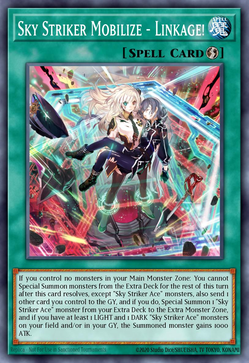 Sky Striker Mobilize - Linkage! 2 L26D-ENS22 Legendary Modern Decks 2026 Yugioh card