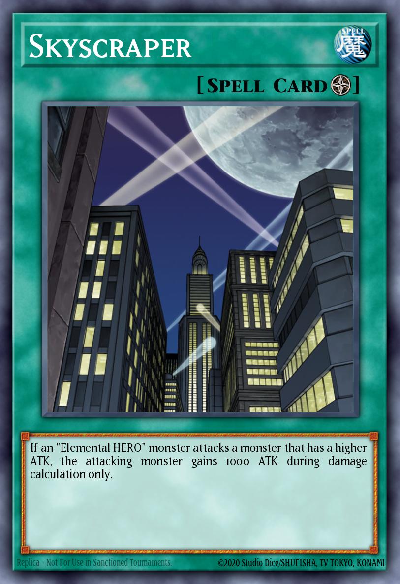 Skyscraper Super Rare CRV-EN048 Cybernetic Revolution Yugioh card