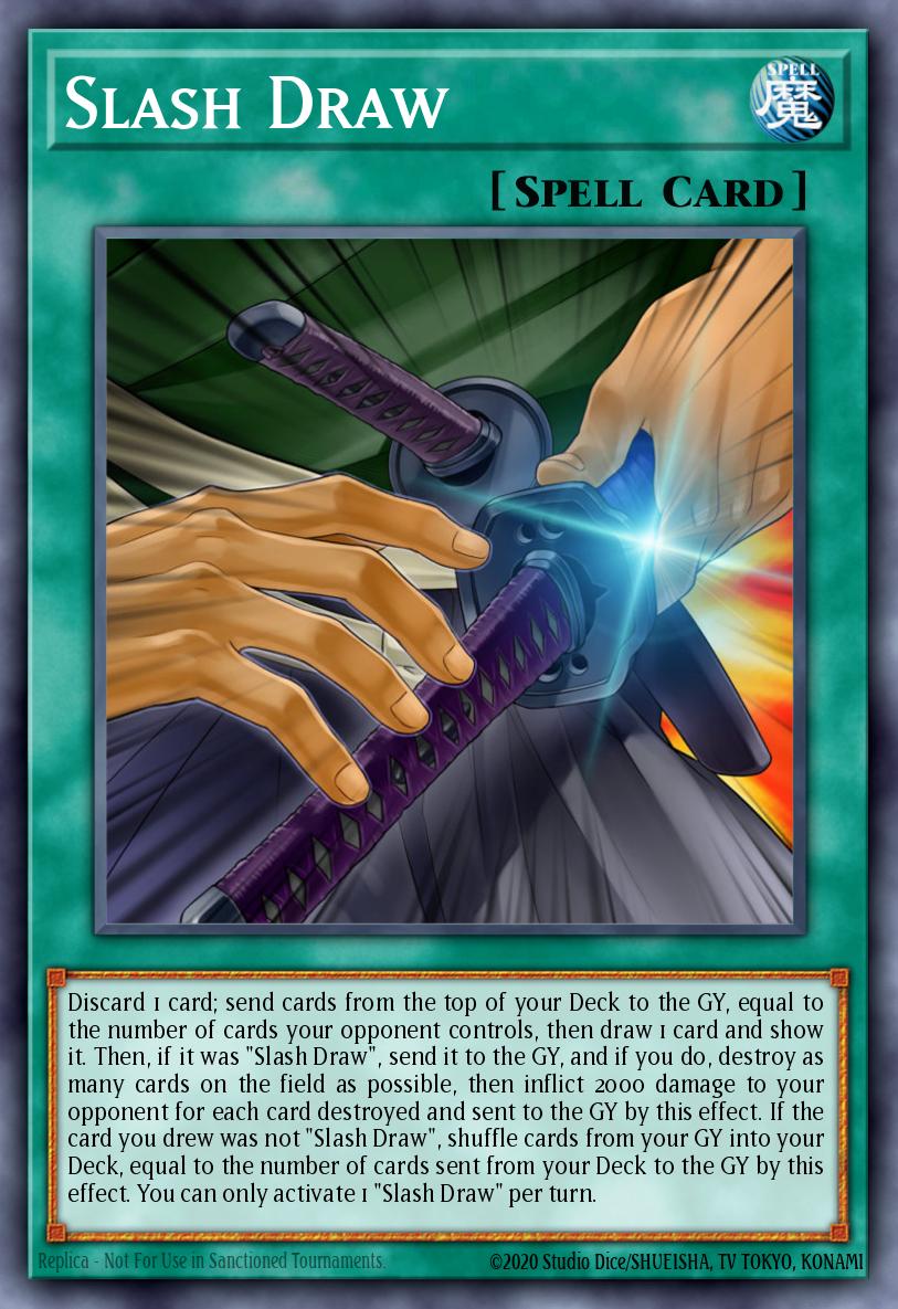 Slash Draw Ultra Rare BLRR-EN020 Battles of Legend Relentless Revenge Yugioh card