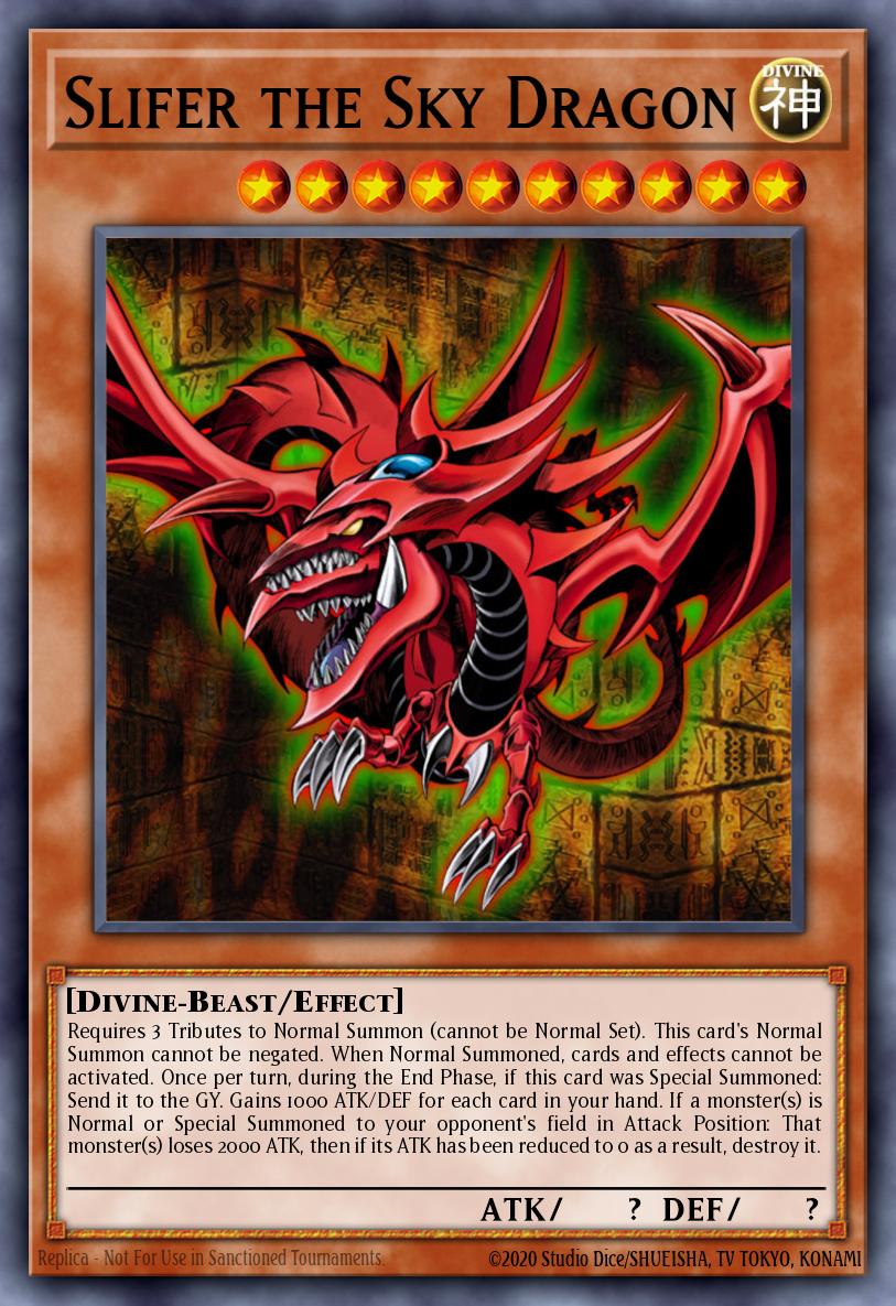 Slifer the Sky Dragon Secret Rare CT13-EN001 2016 Mega-Tins Yugioh card