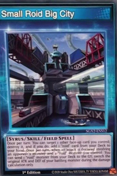 Small Roid Big City Common SGX2-ENS12 Speed Duel GX Midterm Paradox Yugioh card