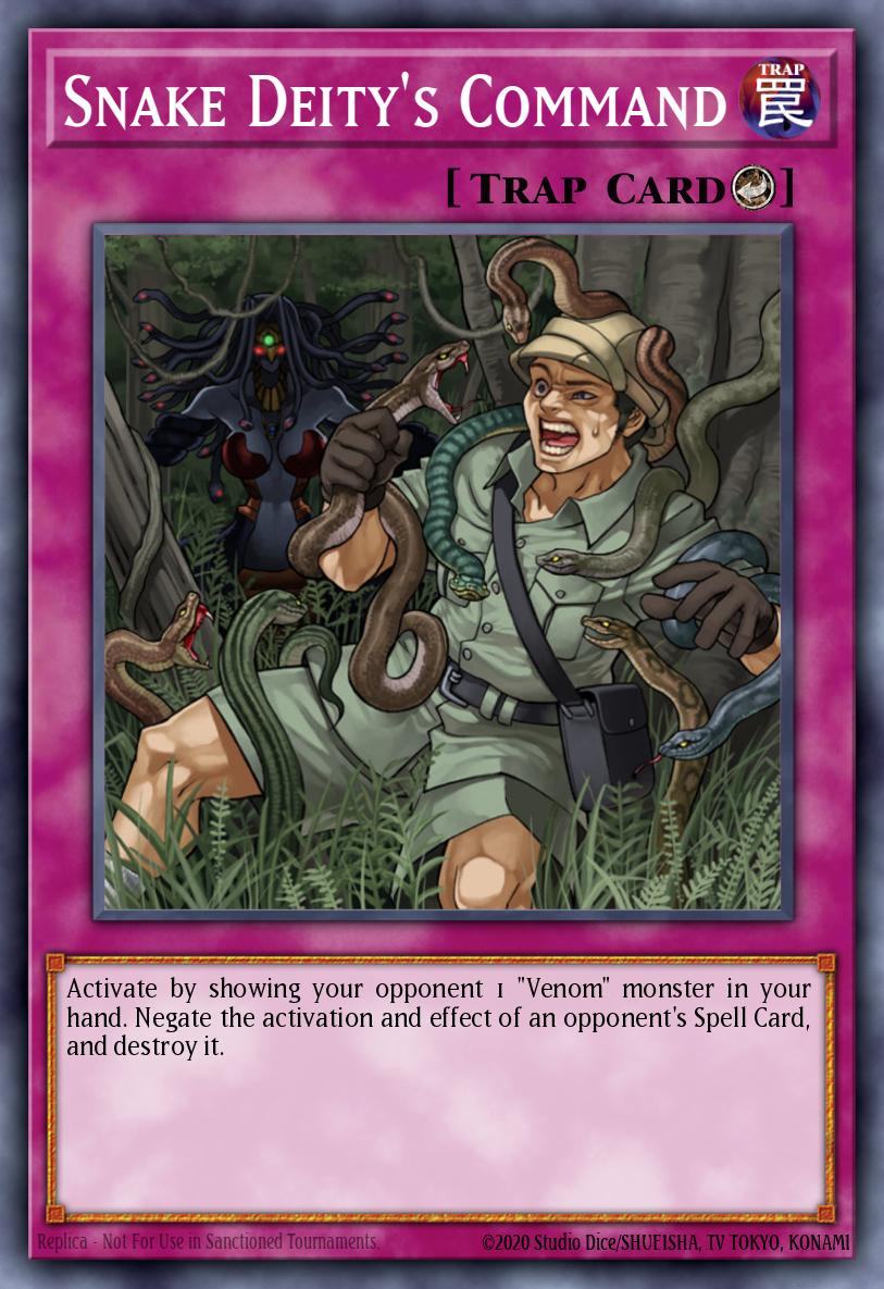 Snake Deitys Command Rare TAEV-EN068 Tactical Evolution Yugioh card