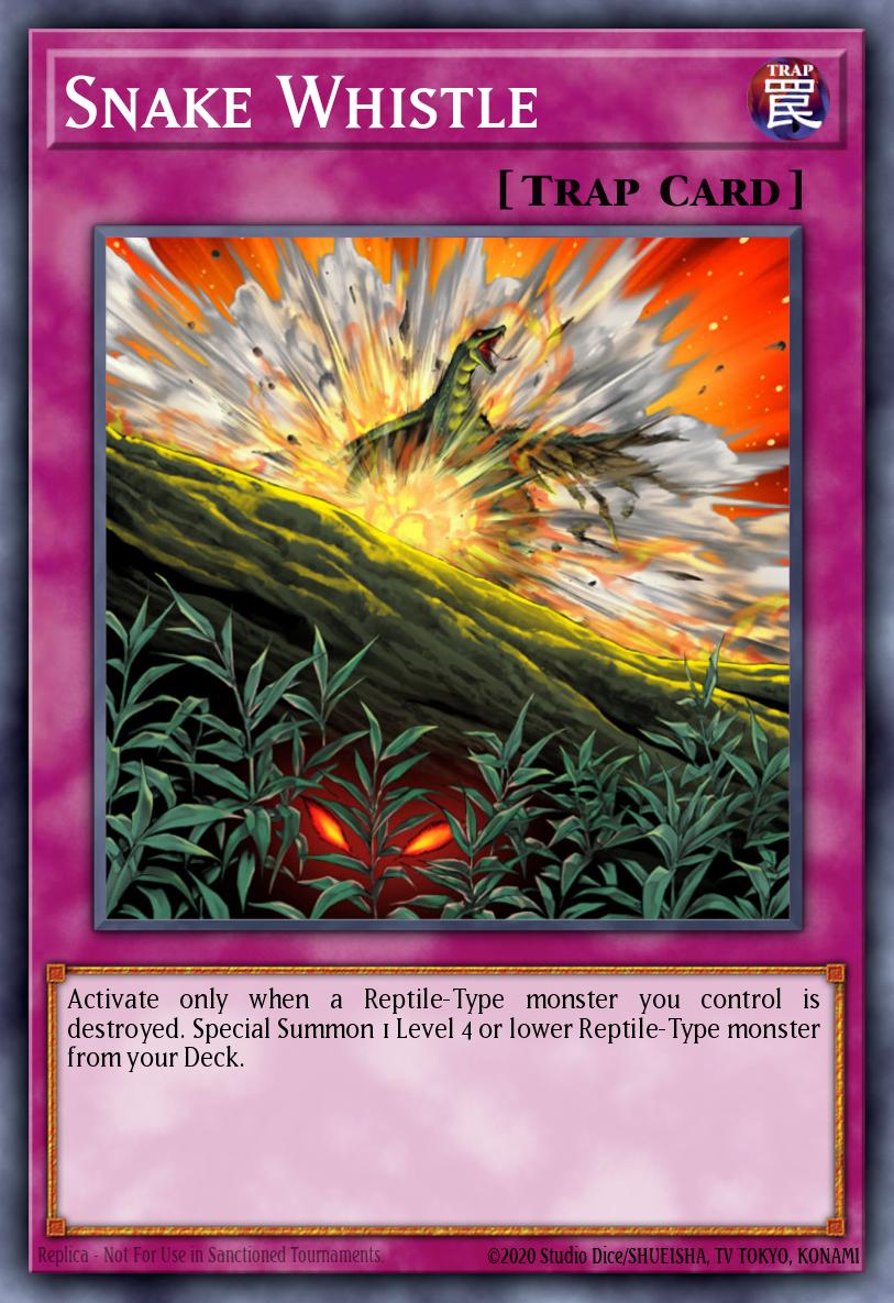 Snake Whistle Common TAEV-EN066 Tactical Evolution Yugioh card